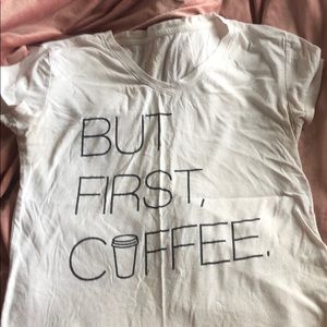 But first coffee